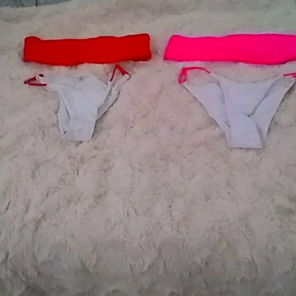 RED AND PINK BIKINI SETS